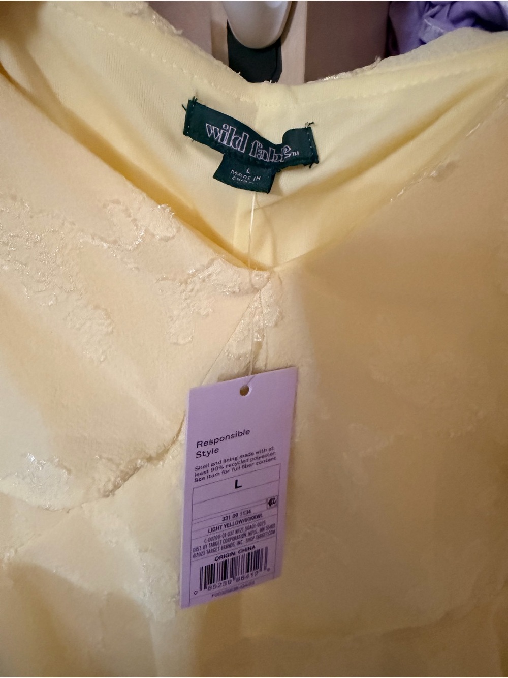 wild fable Light Yellow Ruffle Slip Maxi Dress - Picture 5 of 5